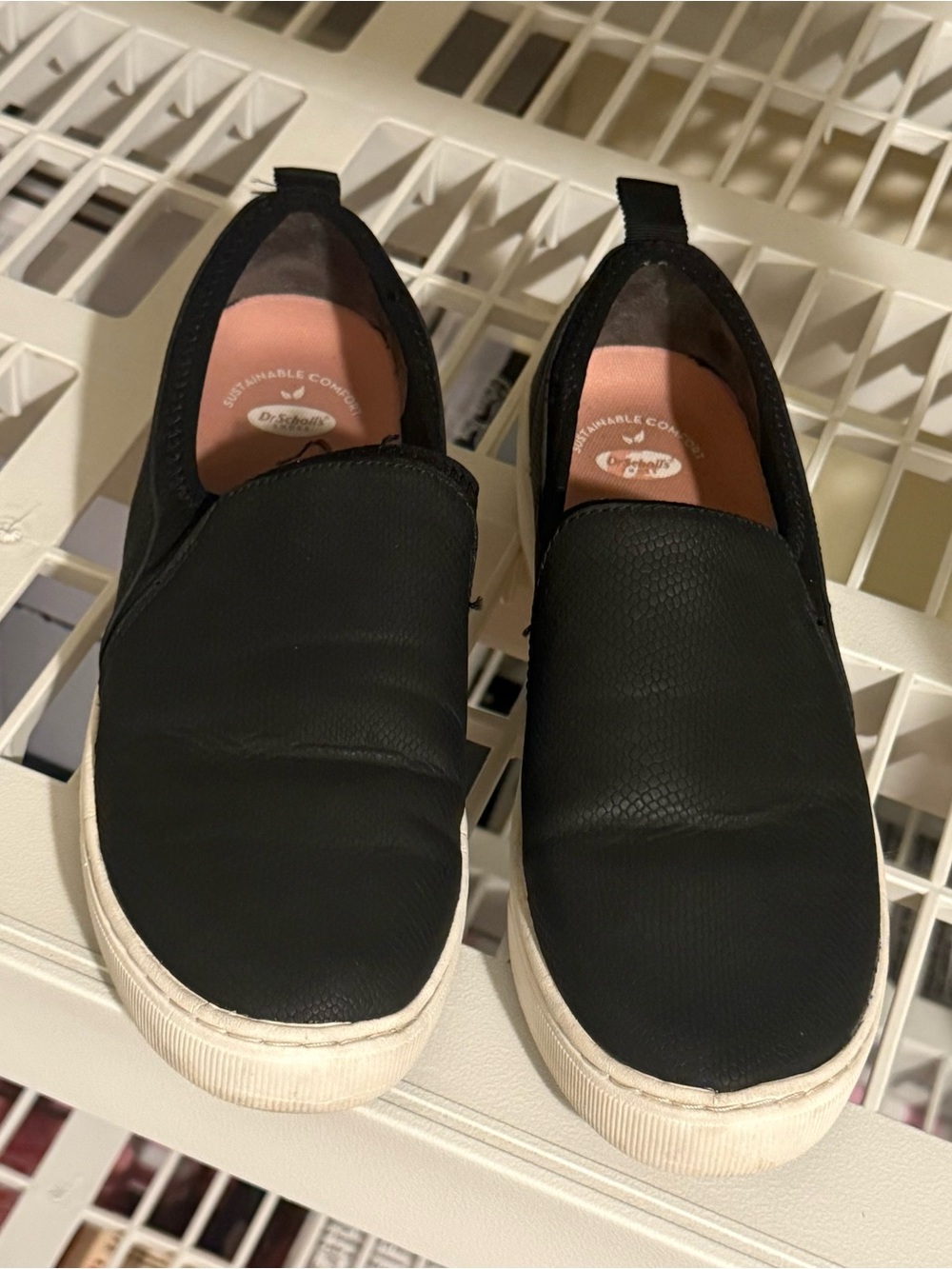 Dr. Scholl's Black Slip-On Sneakers Size 9